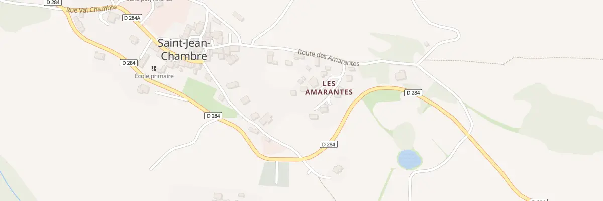 Plan du 5252 Le Village à Saint-Jean-Chambre