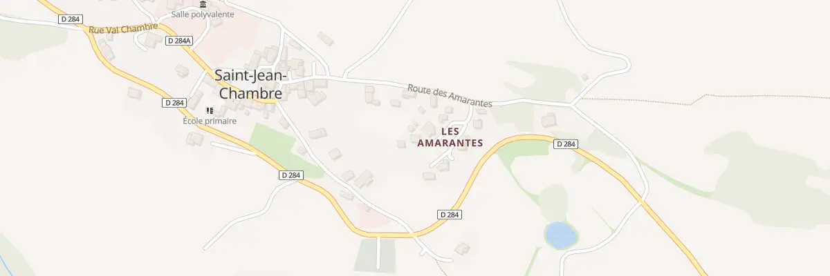 Plan du 124 Le Village à Saint-Jean-Chambre