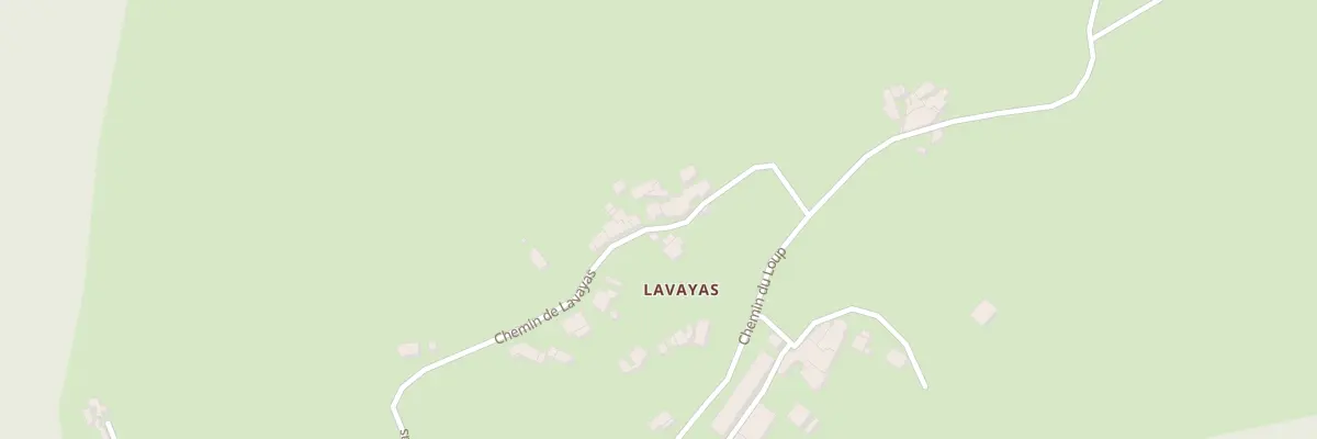 Plan du 5007 Lavayas à Pranles