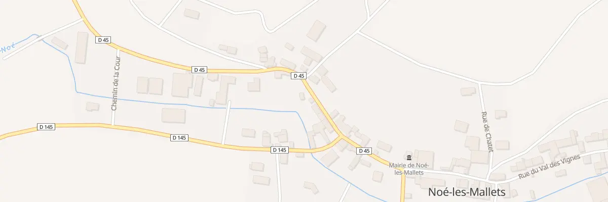 Plan du 11 Gr Grande Rue à Noé-les-Mallets