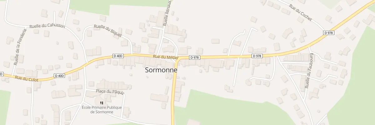 Plan du 4 Rue Irénée Carré à Sormonne