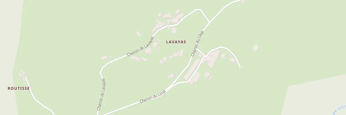 Plan du 5013 Lavayas à Pranles