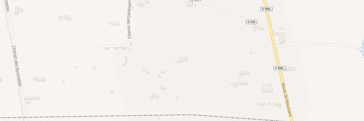 Plan du 3910 Rte de Beaucaire à Sernhac