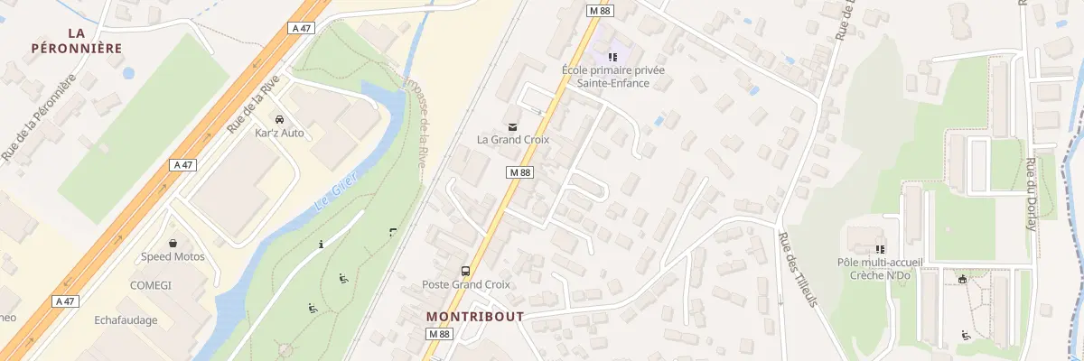 Plan du 23 Rue Louis Pasteur à La Grand-Croix