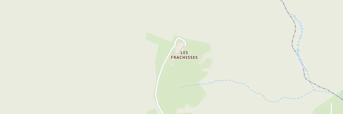 Plan du 5258 La Frachisse à Nozières
