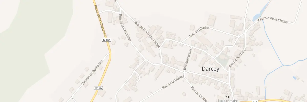 Plan du 1 Rue de la Combe Farbet à Darcey