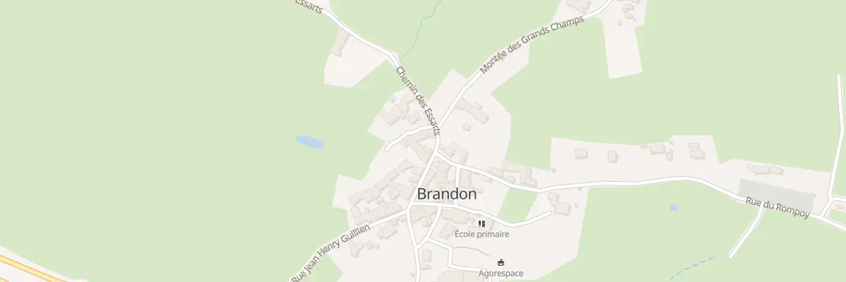 Plan du 5026 Brandon à Navour-sur-Grosne