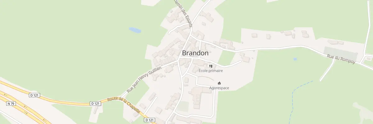 Plan du 5003 Brandon à Navour-sur-Grosne