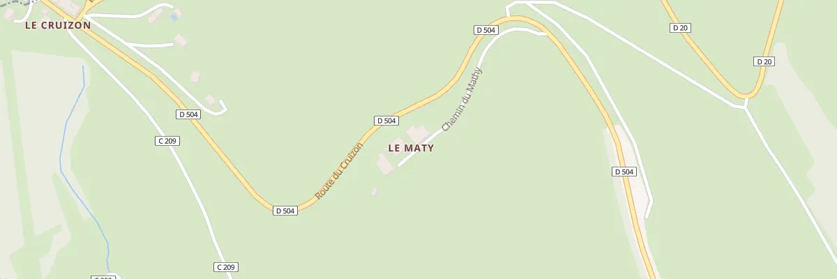 Plan du 5124 Le Maty à Rivolet