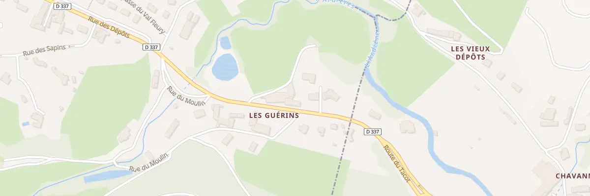 Plan du 40 Rue des Guérins à Saint-Didier-sur-Beaujeu