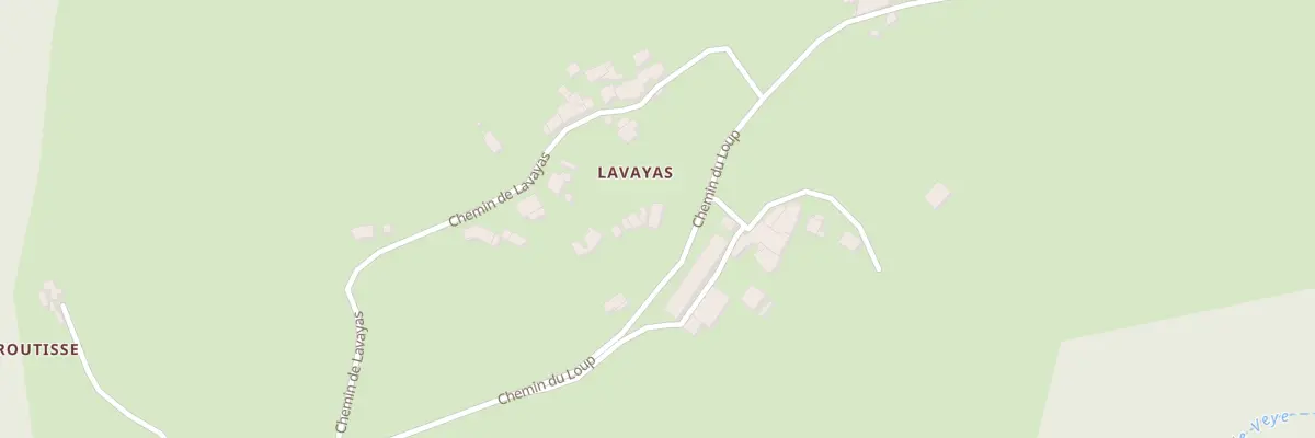 Plan du 5014 Lavayas à Pranles