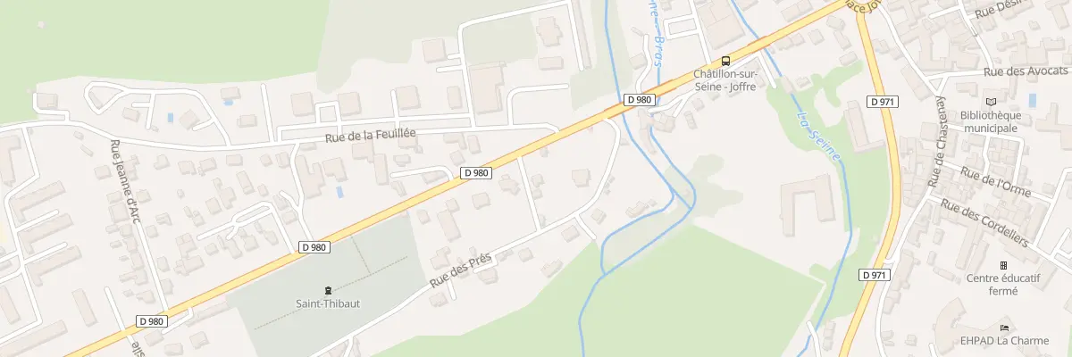 Plan du 21 Av Maréchal Joffre à Châtillon-sur-Seine