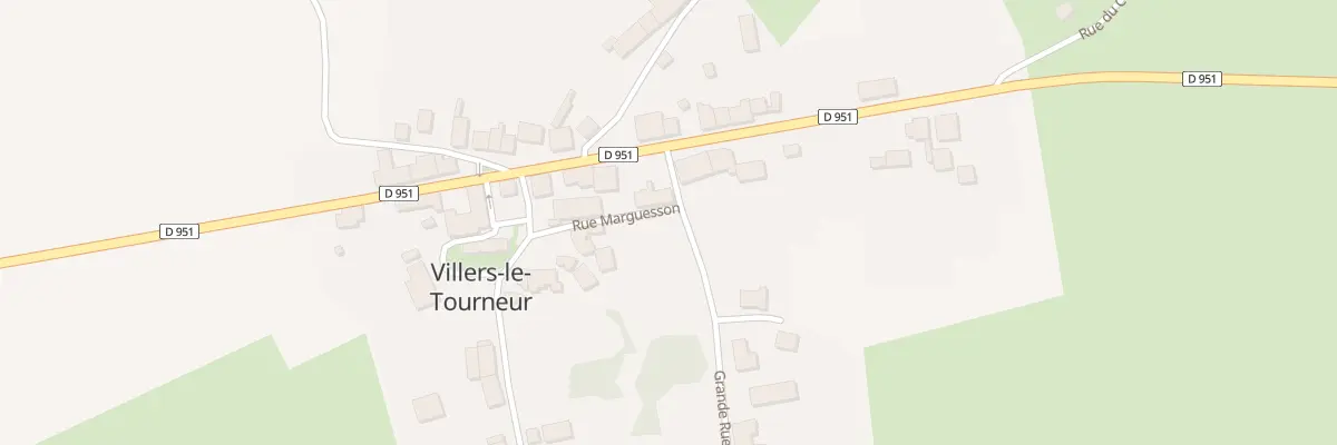 Plan du 1 Rue Marguesson à Villers-le-Tourneur