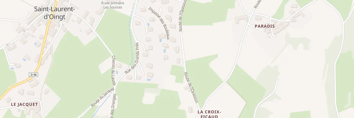 Plan du 602 Rte de l’Oyasson à Val d’Oingt