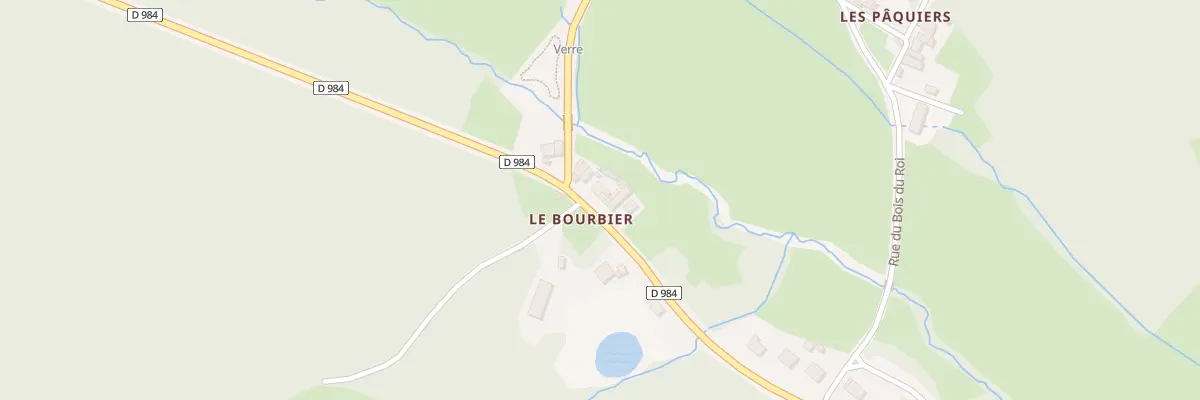 Plan du 165 Rte Départementale 984 à Perreuil