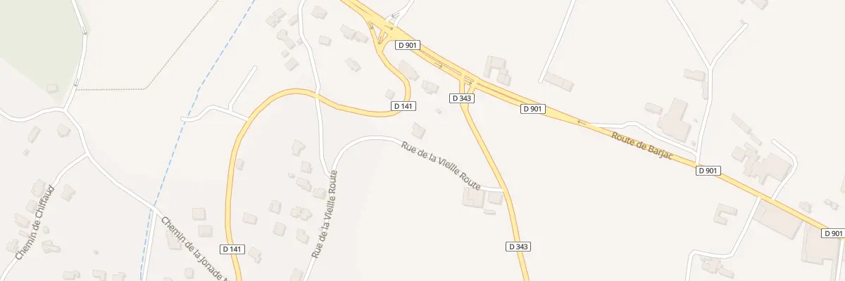 Plan du 616 Rte de la Bécharine à Saint-Julien-de-Peyrolas