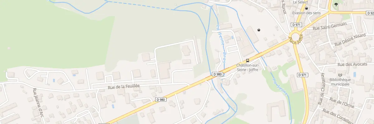 Plan du 2B Rue de la Feuillée à Châtillon-sur-Seine
