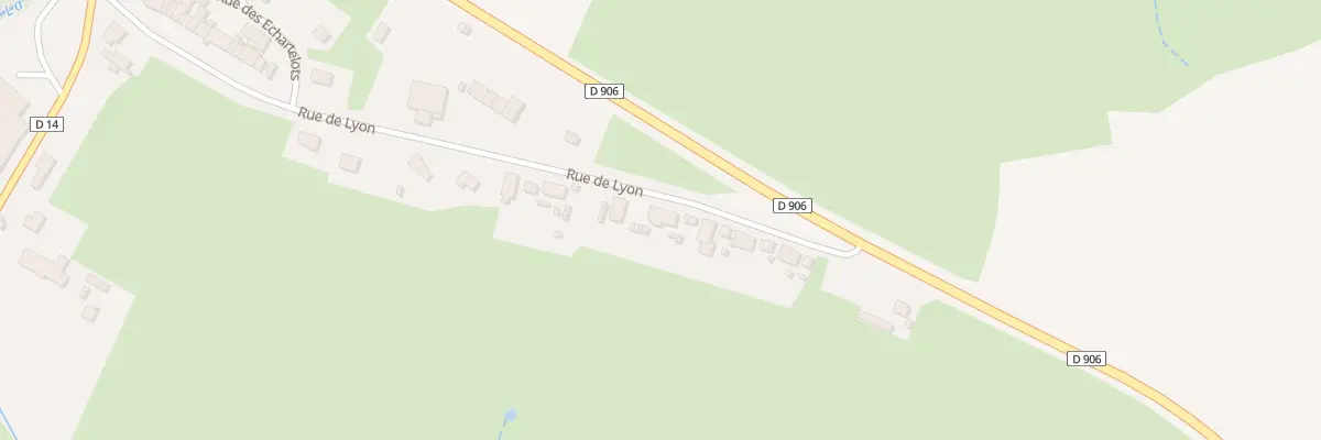 Plan du 34 Rue de Lyon à Lacanche