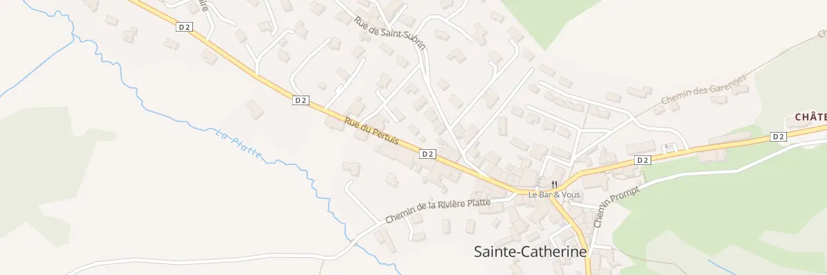Plan du 97 Rue de Saint Subrin à Sainte-Catherine