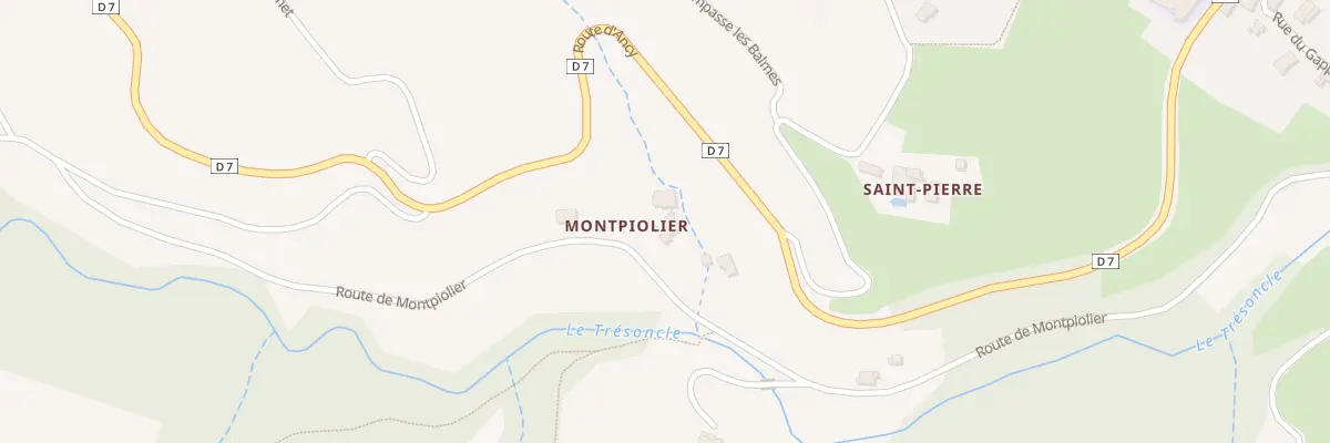 Plan du 5176 Mont Piolier à Savigny