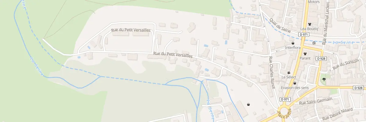 Plan du 15 Rue du Petit Versailles à Châtillon-sur-Seine