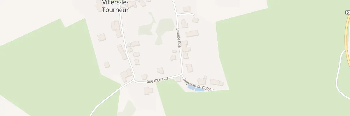 Plan du 10 Rue Grande Rue à Villers-le-Tourneur
