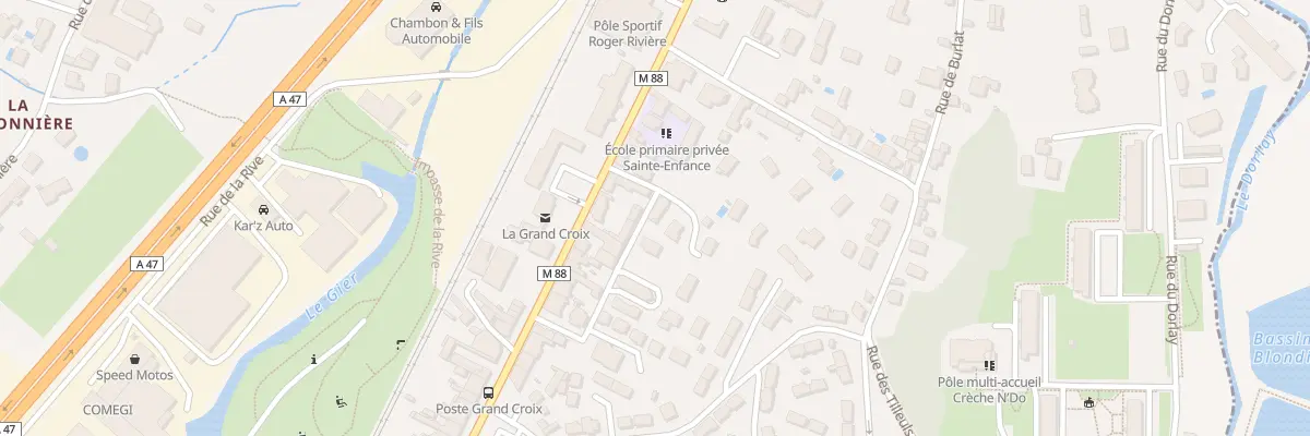 Plan du 9Q Rue Louis Pasteur à La Grand-Croix