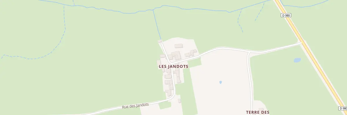 Plan du 384 Rue des Jandots à Sailly