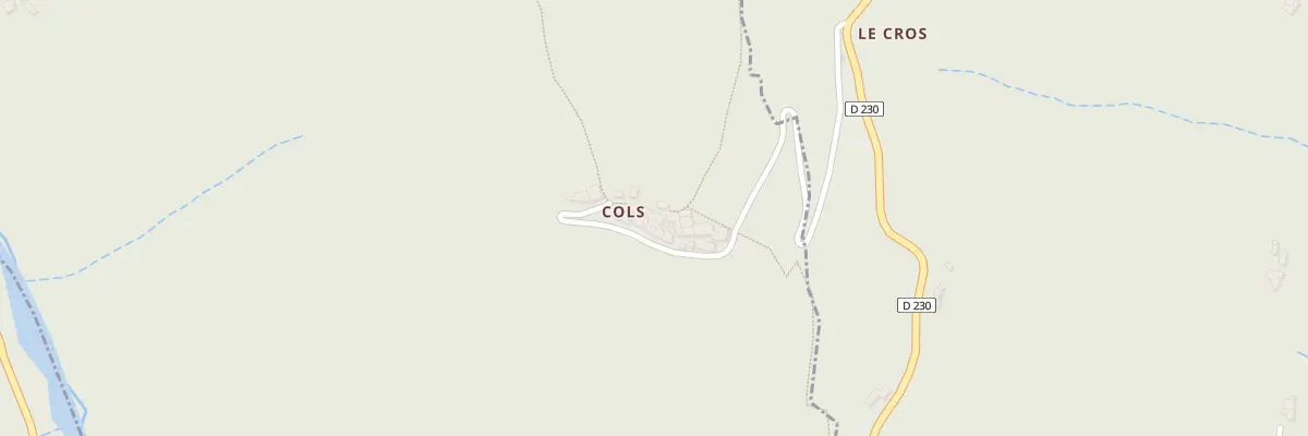 Plan du 5413 Cols à Gluiras