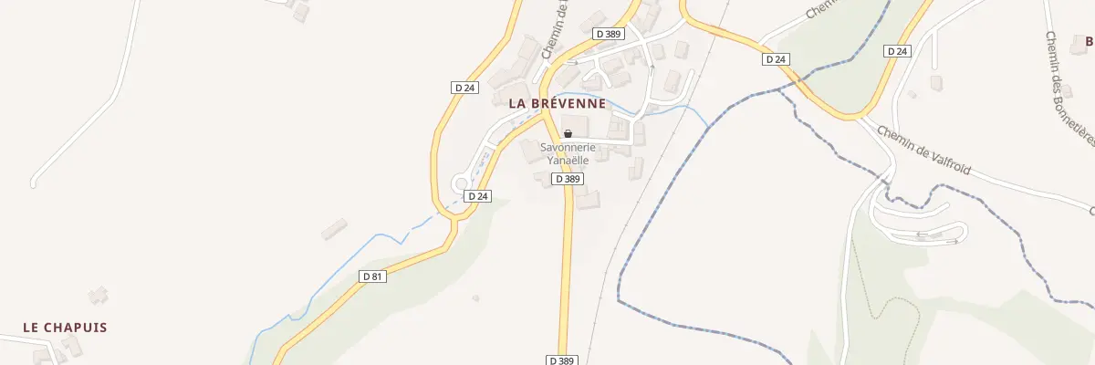 Plan du 258 Rte de Lyon à Bessenay