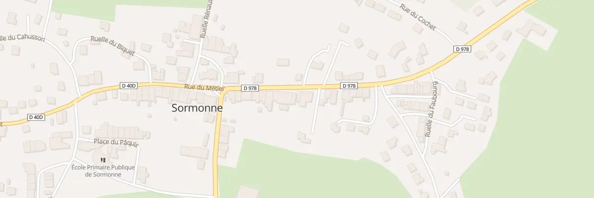 Plan du 5009 Rue Irénée Carré à Sormonne