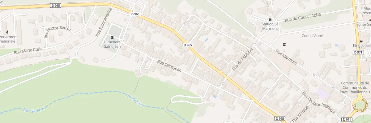 Plan du 89 Rue Docteur Robert à Châtillon-sur-Seine