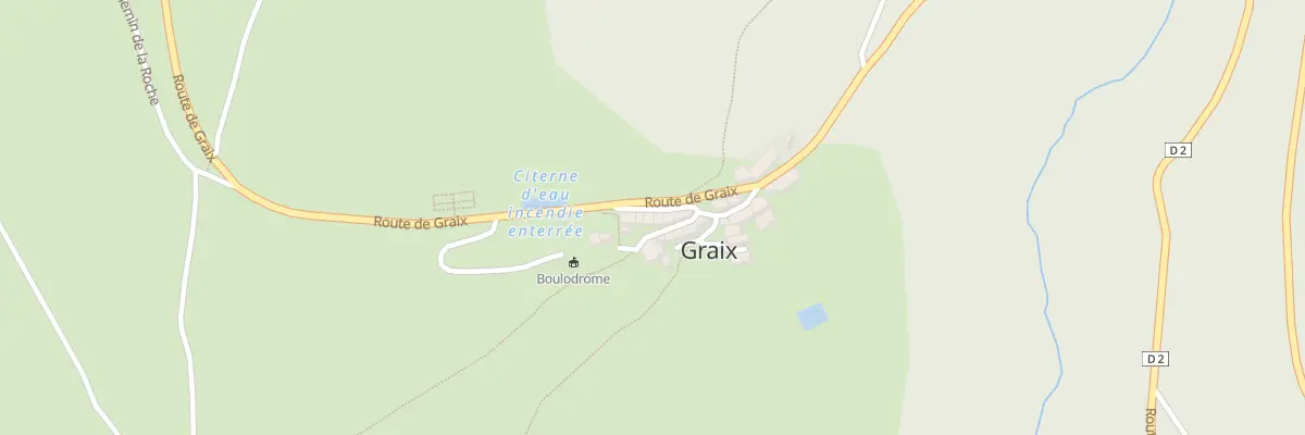 Plan du 5057B Le Bourg à Graix