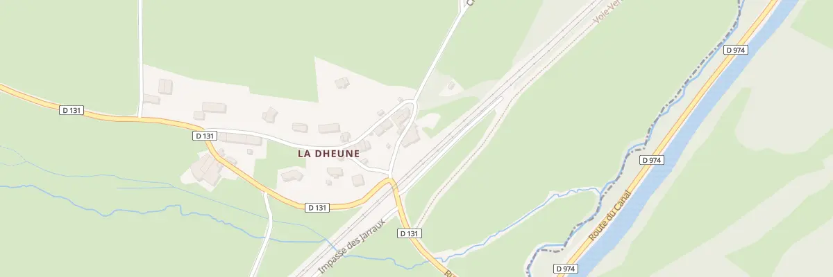 Plan du 5086 A la Dheune à Essertenne