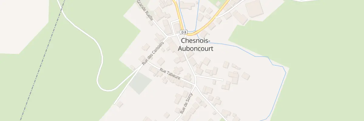 Plan du 2 Rue du Moulin à Chesnois-Auboncourt