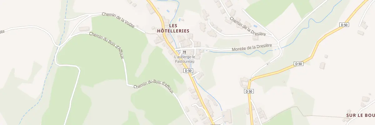 Plan du 13 Rte du Velair à Courzieu