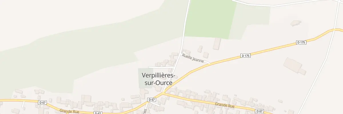 Plan du 7 Rue de la Vieille Cote à Verpillières-sur-Ource
