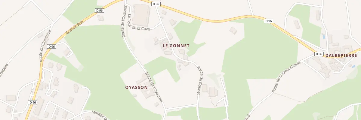 Plan du 166 Rte du Gonnet à Val d’Oingt