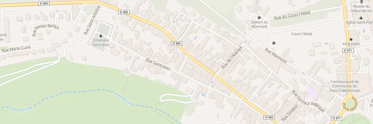 Plan du 85 Rue Docteur Robert à Châtillon-sur-Seine