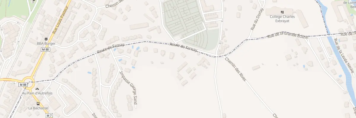 Plan du 18B Rte de Farnay à Saint-Paul-en-Jarez