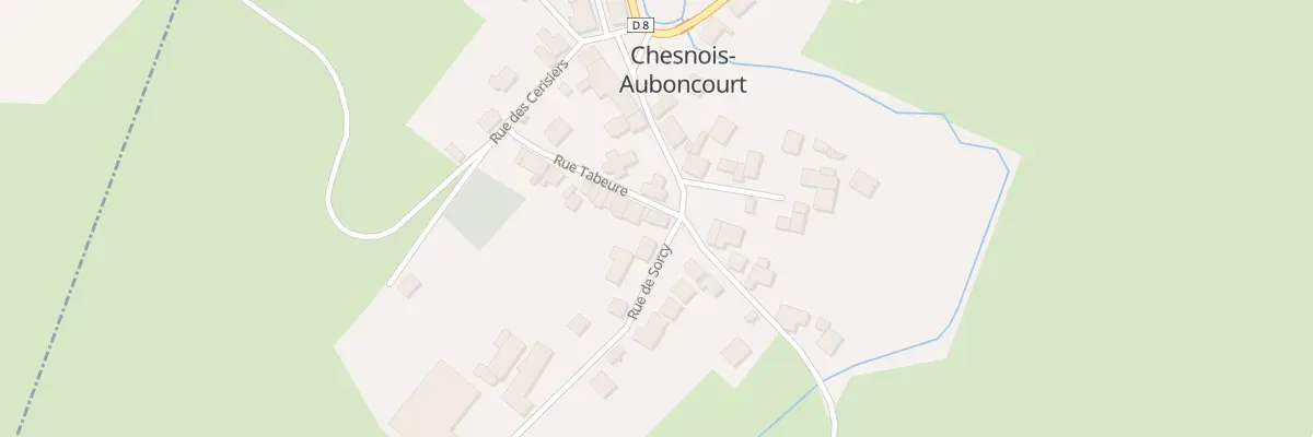 Plan du 1 Rue Tabeure à Chesnois-Auboncourt