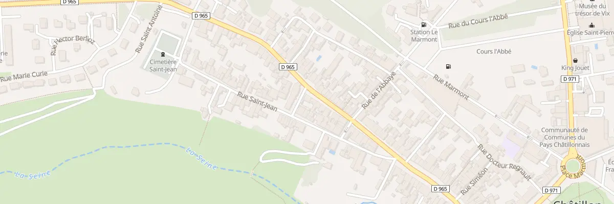 Plan du 83 Rue Docteur Robert à Châtillon-sur-Seine