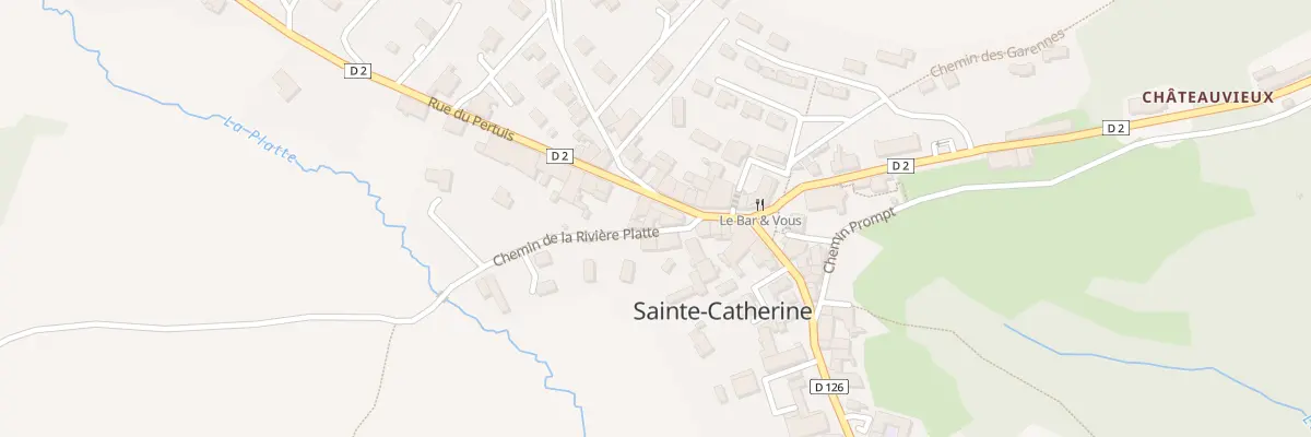 Plan du 5053 Bourg à Sainte-Catherine