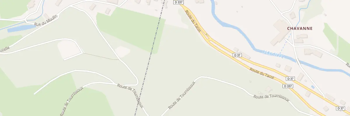 Plan du 2 Rue des Écharmeaux à Beaujeu