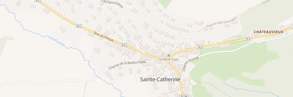 Plan du 5093 Bourg à Sainte-Catherine