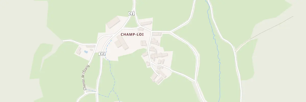 Plan du 5051 Champ Loi à Bergesserin