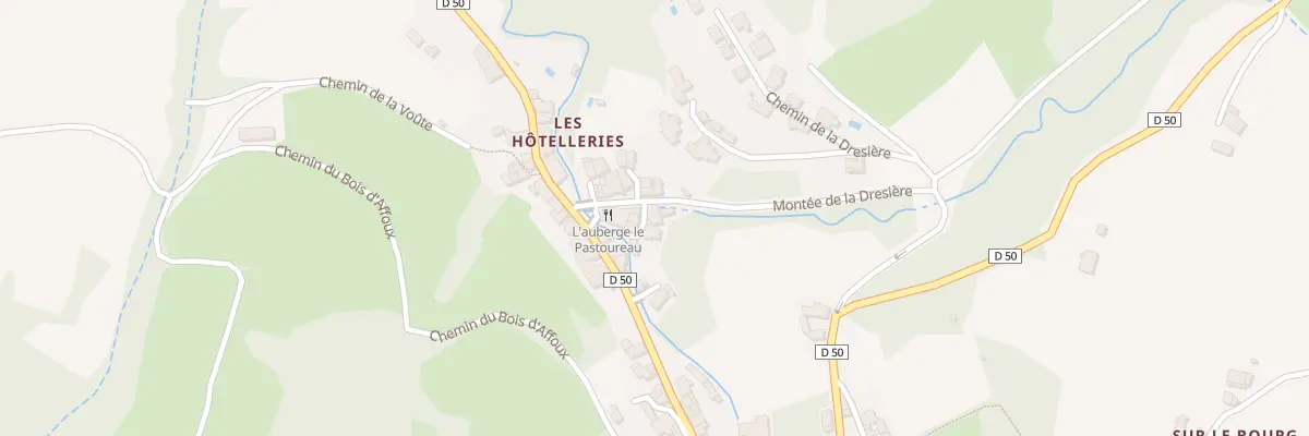 Plan du 1 Imp des Hotelleries à Courzieu