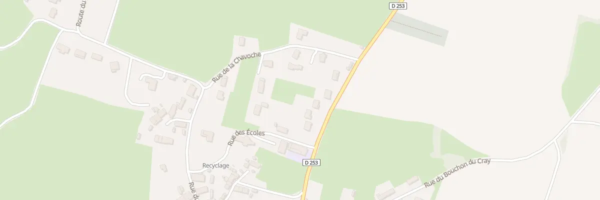 Plan du 311 Rte de Saint-jean à Perreuil