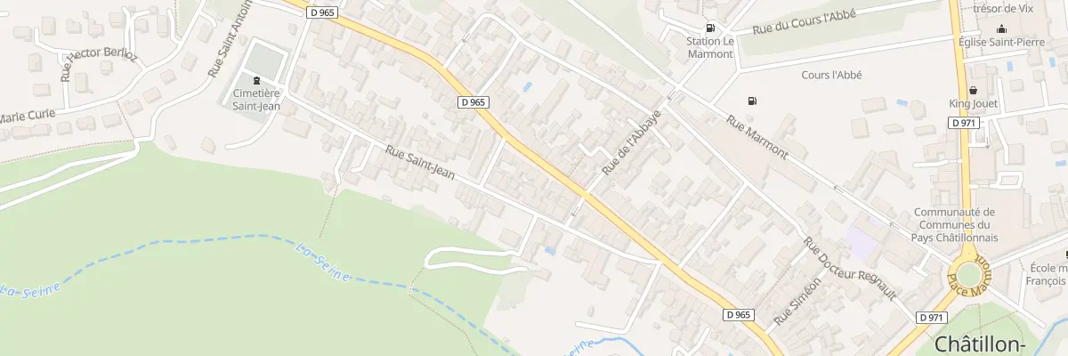 Plan du 77 Rue Docteur Robert à Châtillon-sur-Seine