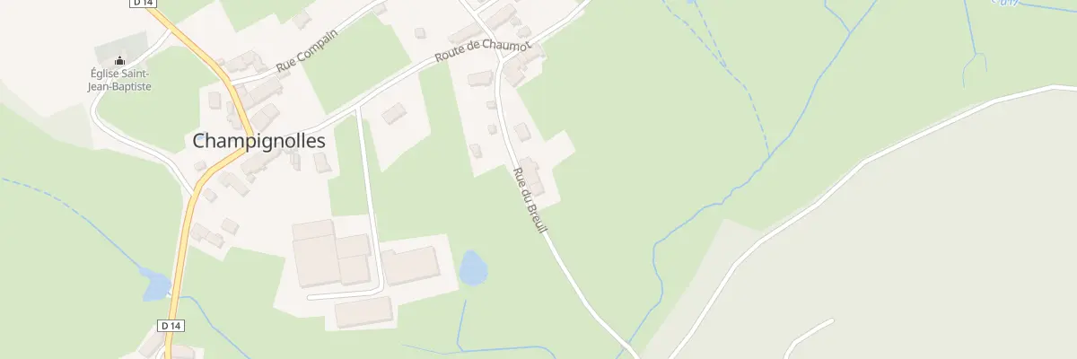 Plan du 5024 Ouche Pied de Loup à Champignolles